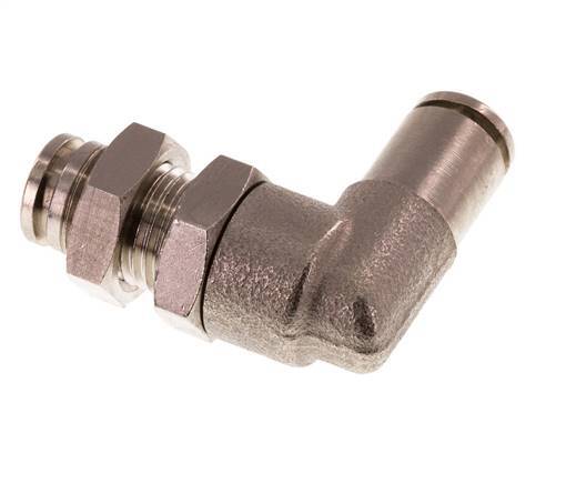 4mm 90Grad Winkel Steckverschraubung Messing NBR Schott