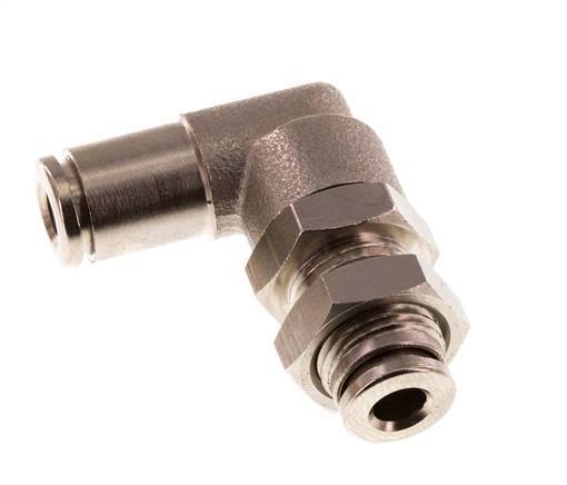 4mm 90Grad Winkel Steckverschraubung Messing NBR Schott