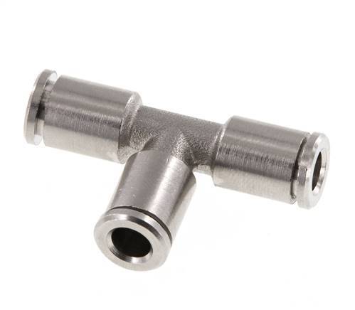 5mm T-Stück Einsteckverschraubung Messing NBR [2 Stück]