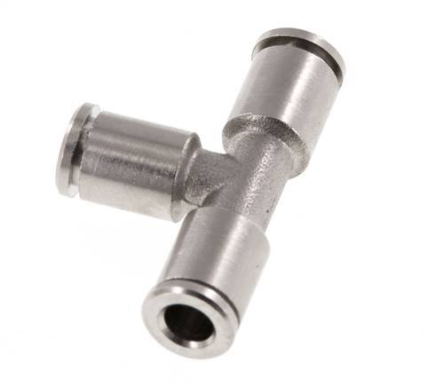 5mm T-Stück Einsteckverschraubung Messing NBR [2 Stück]