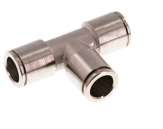 10mm T-Stück Steckverschraubung Messing FKM