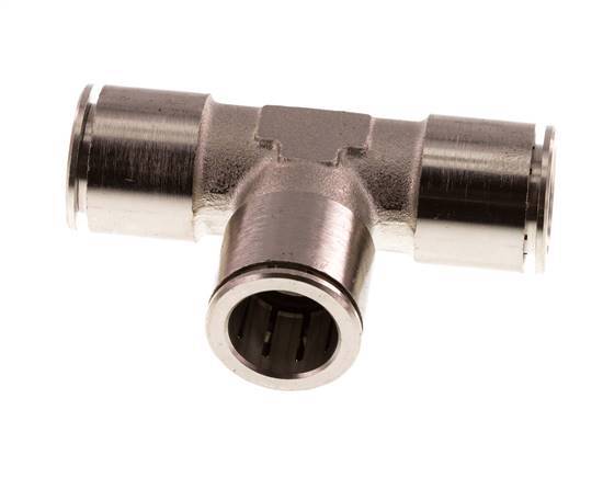 16mm Tee Push-in Fitting Brass FKM