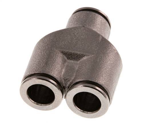 8mm Y-Steckverschraubung Messing FKM