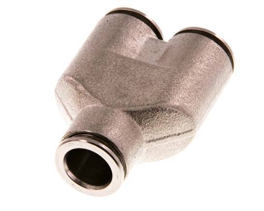 10mm Y Push-in Fitting Brass FKM