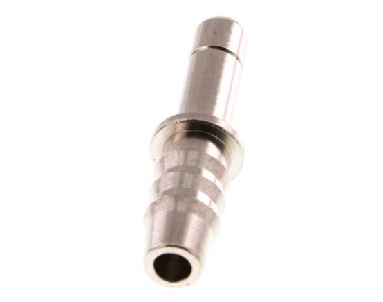 6mm x 6mm Steckfitting mit Schlauchpfeiler Messing FKM [2 Stück]