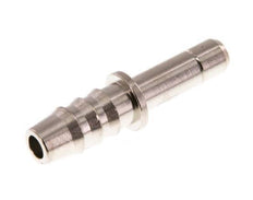 6mm x 6mm Steckfitting mit Schlauchpfeiler Messing FKM [2 Stück]