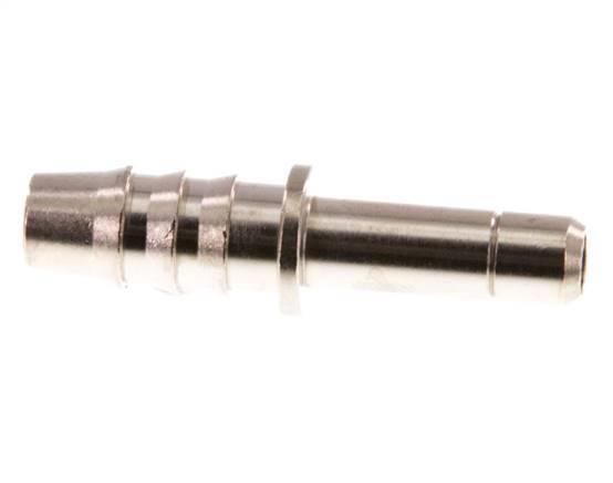 6mm x 6mm Steckfitting mit Schlauchpfeiler Messing FKM [2 Stück]