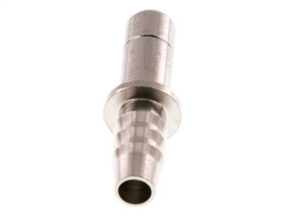 8mm x 6mm Steckfitting mit Schlauchpfeiler Messing FKM [2 Stück]