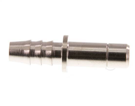 8mm x 6mm Steckfitting mit Schlauchpfeiler Messing FKM [2 Stück]