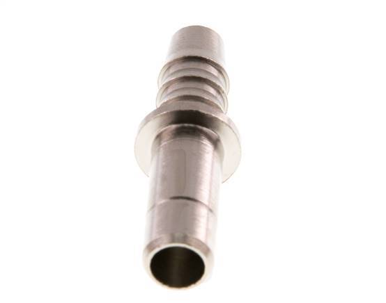 8mm x 6mm Steckfitting mit Schlauchpfeiler Messing FKM [2 Stück]