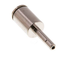 6mm x 4mm Steckverschraubung mit Steckanschluss Messing NBR [2 Stück]