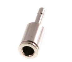 6mm x 4mm Steckverschraubung mit Steckanschluss Messing NBR [2 Stück]