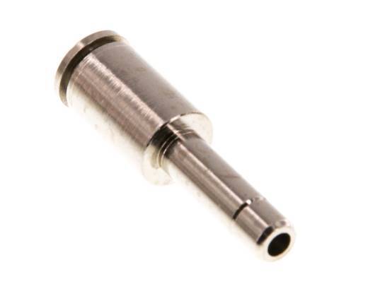 4mm x 5mm Steckverschraubung mit Steckanschluss Messing NBR [2 Stück]