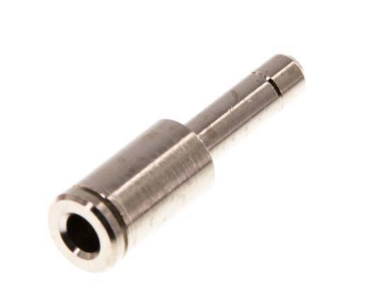 4mm x 5mm Steckverschraubung mit Steckanschluss Messing NBR [2 Stück]