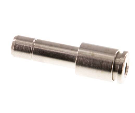 4mm x 6mm Steckverschraubung mit Steckanschluss Messing NBR [5 Stück]