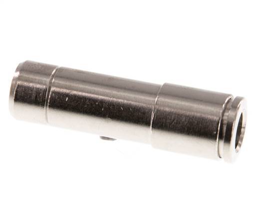 6mm x 10mm Steckverschraubung mit Steckanschluss Messing NBR [2 Stück]