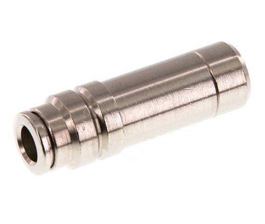 6mm x 12mm Push-in Fitting with Plug-in Brass NBR [2 Pieces]