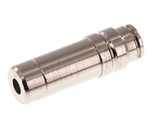 6mm x 12mm Steckverschraubung mit Steckanschluss Messing NBR [2 Stück]