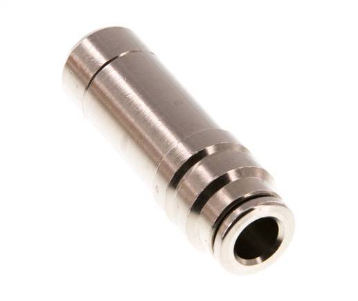 6mm x 12mm Steckverschraubung mit Steckanschluss Messing NBR [2 Stück]