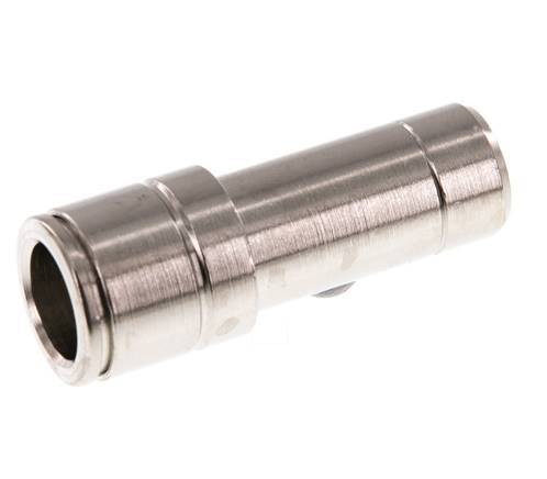 10mm x 12mm Steckverschraubung mit Steckanschluss Messing NBR [2 Stück]