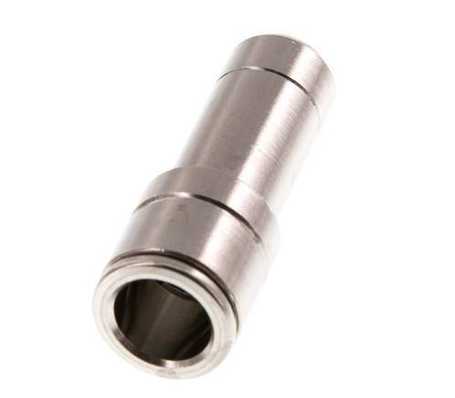 10mm x 12mm Steckverschraubung mit Steckanschluss Messing NBR [2 Stück]