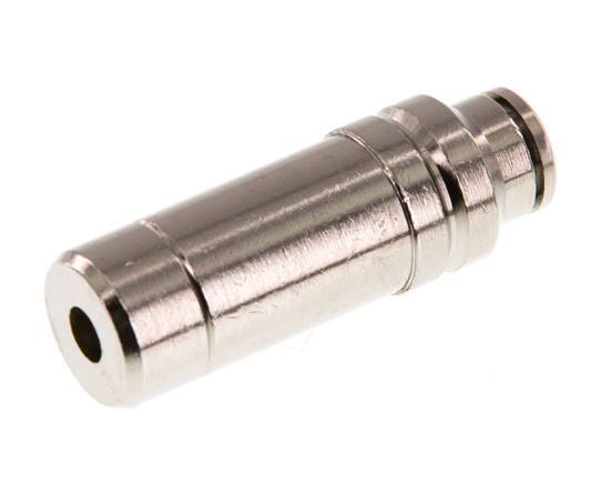 6mm x 14mm Steckverschraubung mit Steckanschluss Messing NBR [2 Stück]