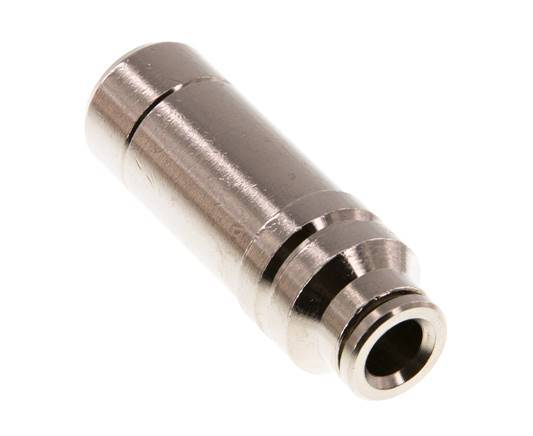 6mm x 14mm Steckverschraubung mit Steckanschluss Messing NBR [2 Stück]