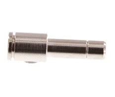 4mm x 6mm Steckverschraubung mit Steckanschluss aus Messing FKM [2 Stück]