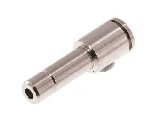 4mm x 6mm Steckverschraubung mit Steckanschluss aus Messing FKM [2 Stück]