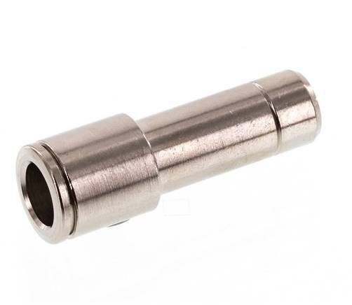 8mm x 10mm Steckverschraubung mit Steckanschluss Messing FKM [2 Stück]