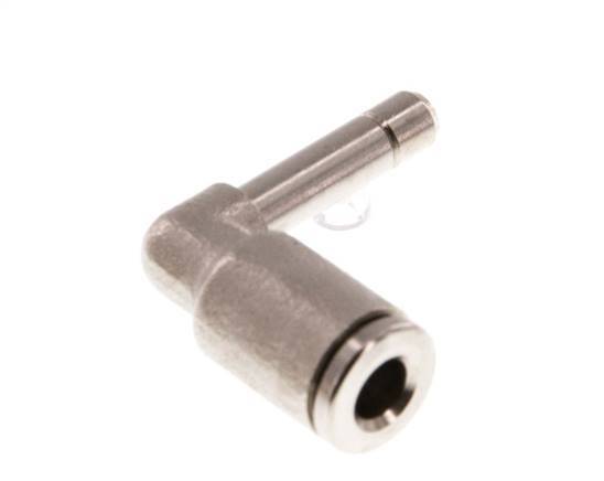 4mm x 4mm 90Grad Winkel Steckverschraubung mit Stecker Messing NBR [2 Stück]