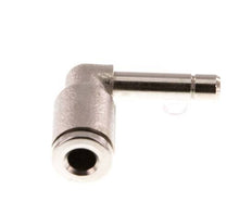 4mm x 4mm 90Grad Winkel Steckverschraubung mit Stecker Messing NBR [2 Stück]