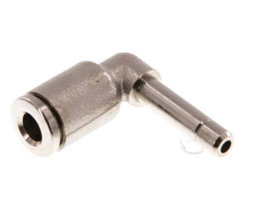 4mm x 4mm 90Grad Winkel Steckverschraubung mit Stecker Messing NBR [2 Stück]