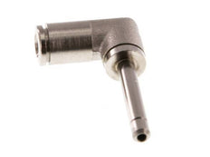 4mm x 4mm 90deg Elbow Push-in Fitting with Plug-in Brass NBR Long Sleeve