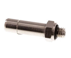 6mm x M 5 Plug-in Fitting with Male Threads Brass NBR [5 Pieces]