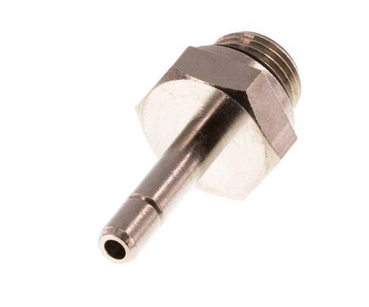 4mm x G1/8'' Steckverschraubung mit Außengewinde Messing NBR [5 Stück]