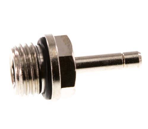 4mm x G1/4'' Plug-in Fitting with Male Threads Brass NBR [5 Pieces]