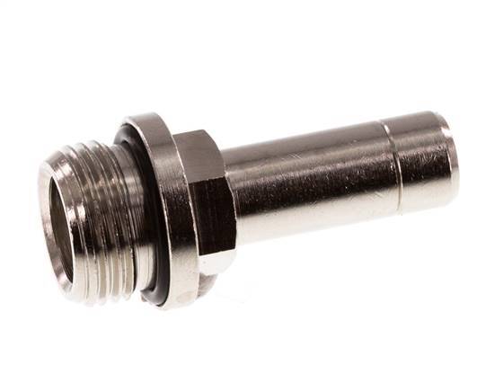 10mm x G3/8'' Steckverschraubung mit Außengewinde Messing NBR [2 Stück]