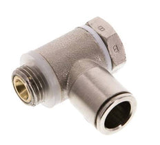Durchfluss-Regelventil Meter-Out-Winkelstück 10 mm - G1/4'' Messing Schlitzschraube Banjo