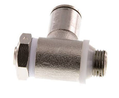 Durchflussregelventil Meter-In-Winkelstück 6 mm - G1/8'' Messing Schlitzschraube Banjo