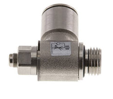 Durchflussregelventil Abgangswinkel 12 mm - G1/4'' Messing Schlitzschraube