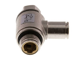 Durchflussregelventil Meter-In-Winkelstück 6 mm - G1/4'' Messing Schlitzschraube