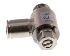 Durchflussregelventil Meter-In-Winkelstück 8 mm - G1/4'' Messing Schlitzschraube