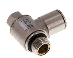 Durchflussregelventil Meter-In-Winkelstück 10 mm - G1/4'' Messing Schlitzschraube