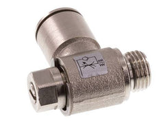 Durchflussregelventil Meter-In-Winkelstück 12 mm - G1/4'' Messing Schlitzschraube