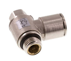 Durchflussregelventil Meter-In-Winkelstück 12 mm - G1/4'' Messing Schlitzschraube