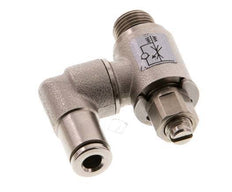 Flow Control Valve Meter-Out Rotatable 4 mm - G1/8'' Brass Slotted Screw