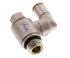 Durchflussregelventil Meter-Out drehbar 6 mm - G1/4'' Messing Schlitzschraube