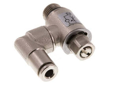 Flow Control Valve Meter-In Rotatable 4 mm - G1/8'' Brass Slotted Screw