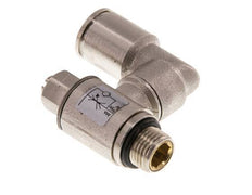 Durchflussregelventil Meter-In drehbar 8 mm - G1/8'' Messing Schlitzschraube